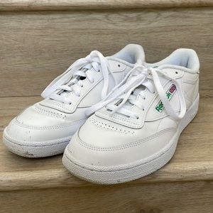 Reebok white trainers size 11 womens